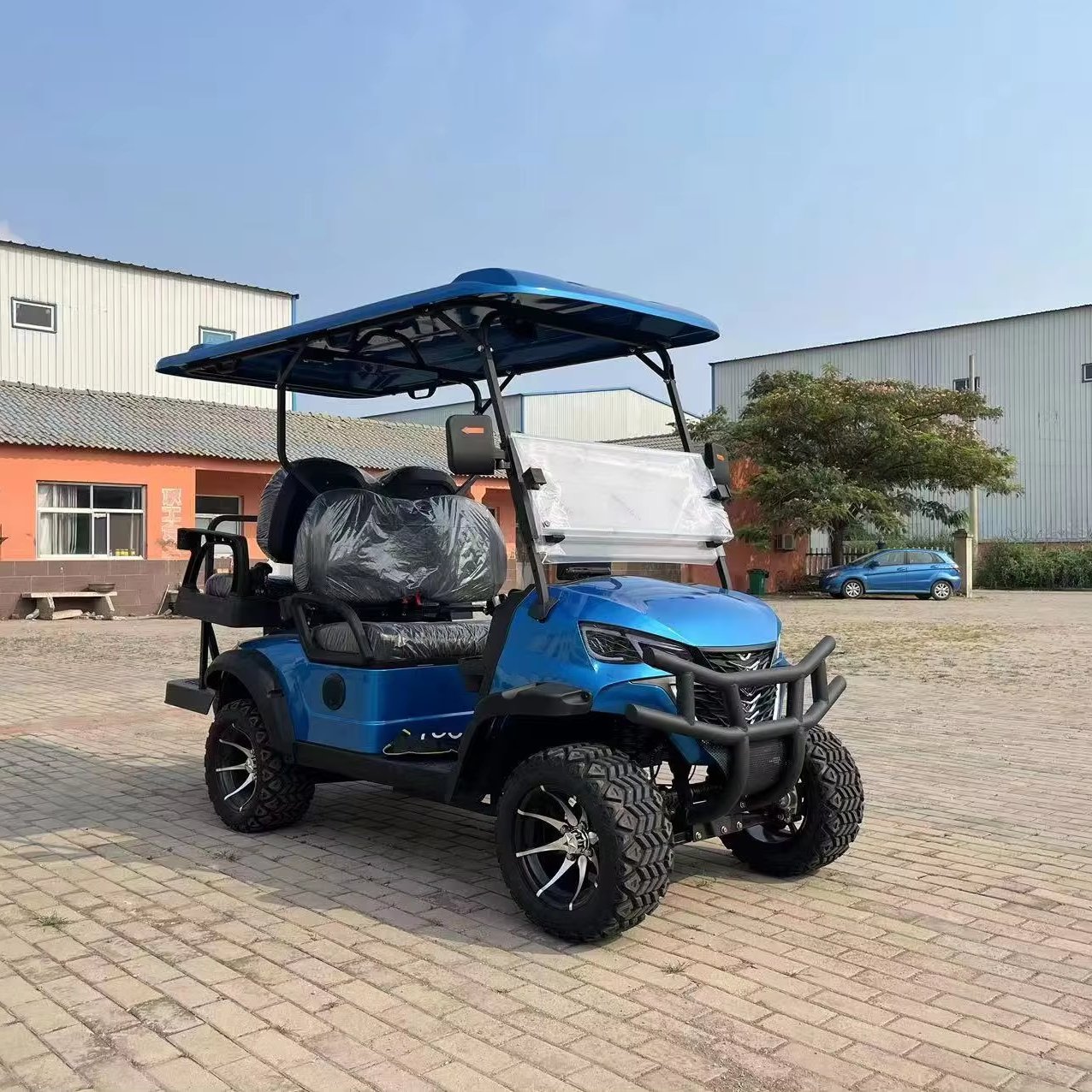 LC 4 Seater Golf Cart With Gas or Electric Power Top Quality 4 Seats Gas Powered Vehie Gasoline Golf Carts on Sale